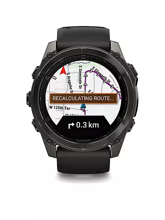 GARMIN | GPS-Multisport-Smartwatch Fenix 8 Amoled Sapphire 51mm | grau